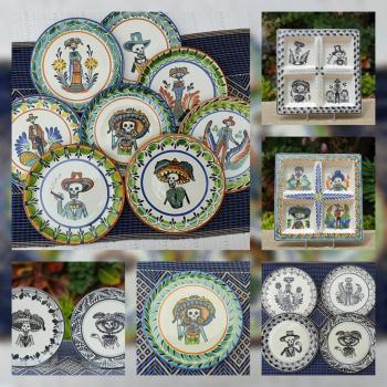 mexican pottery mexican ceramic folk art talavera Gorky Gonzalez / Gorky Pottery 
