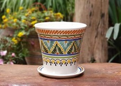 flower-planter-mexicanpot-maceta-handthrown-handmade-hand-painted-mexican-pottery-garden-decoration